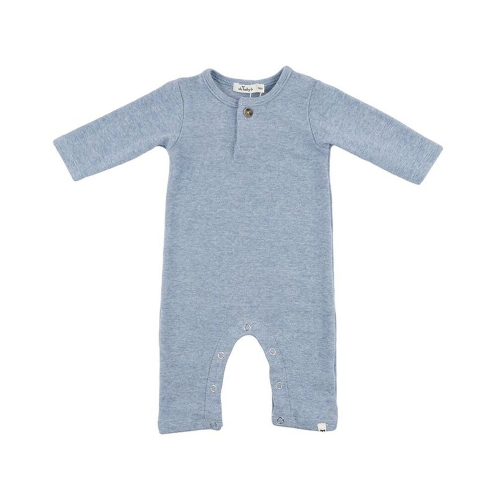 Oh Baby! Mini Stripe One Button Long Romper
